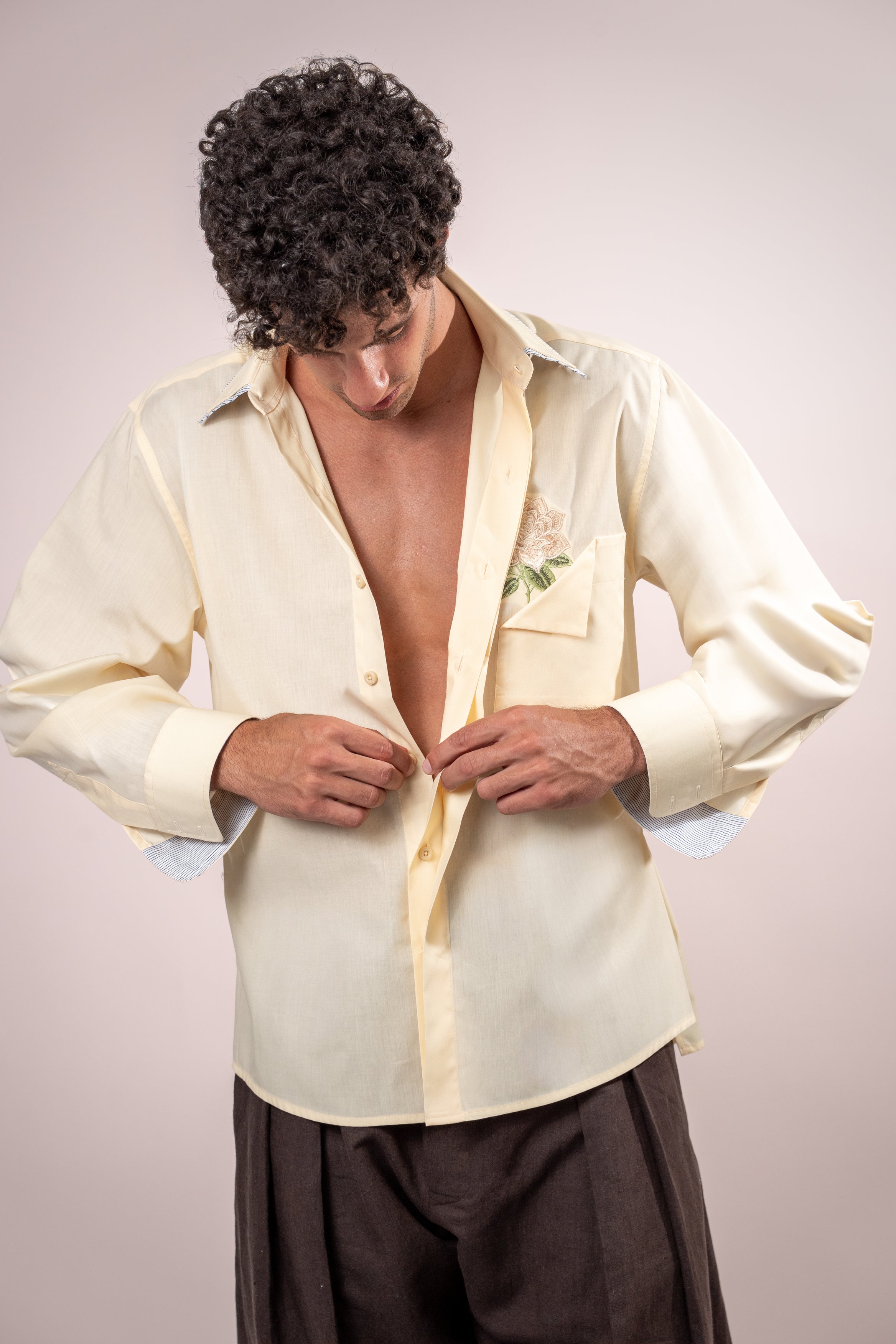 The Arrival Gardenia Shirt