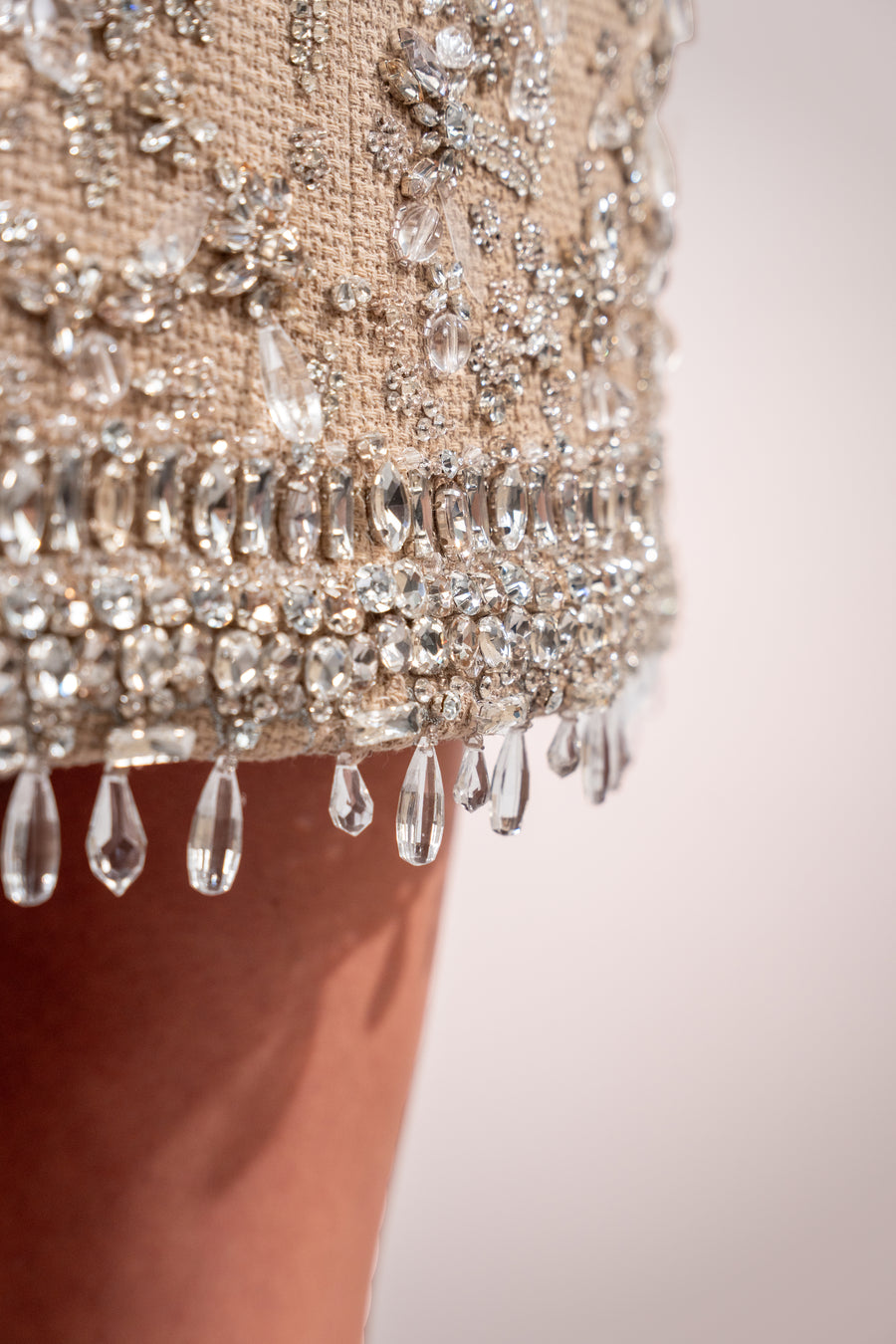 The Crystal Tweed Skirt
