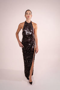 Sequence Brown Dress